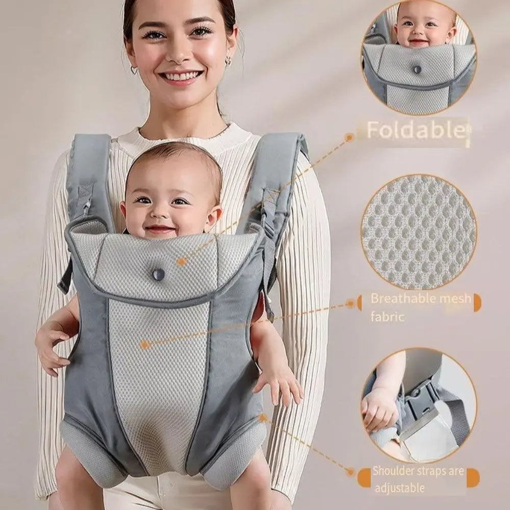4-in-1 Baby Carrier with Hip Seat