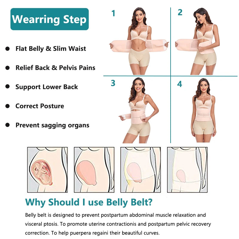Postpartum Recovery Belly Wrap