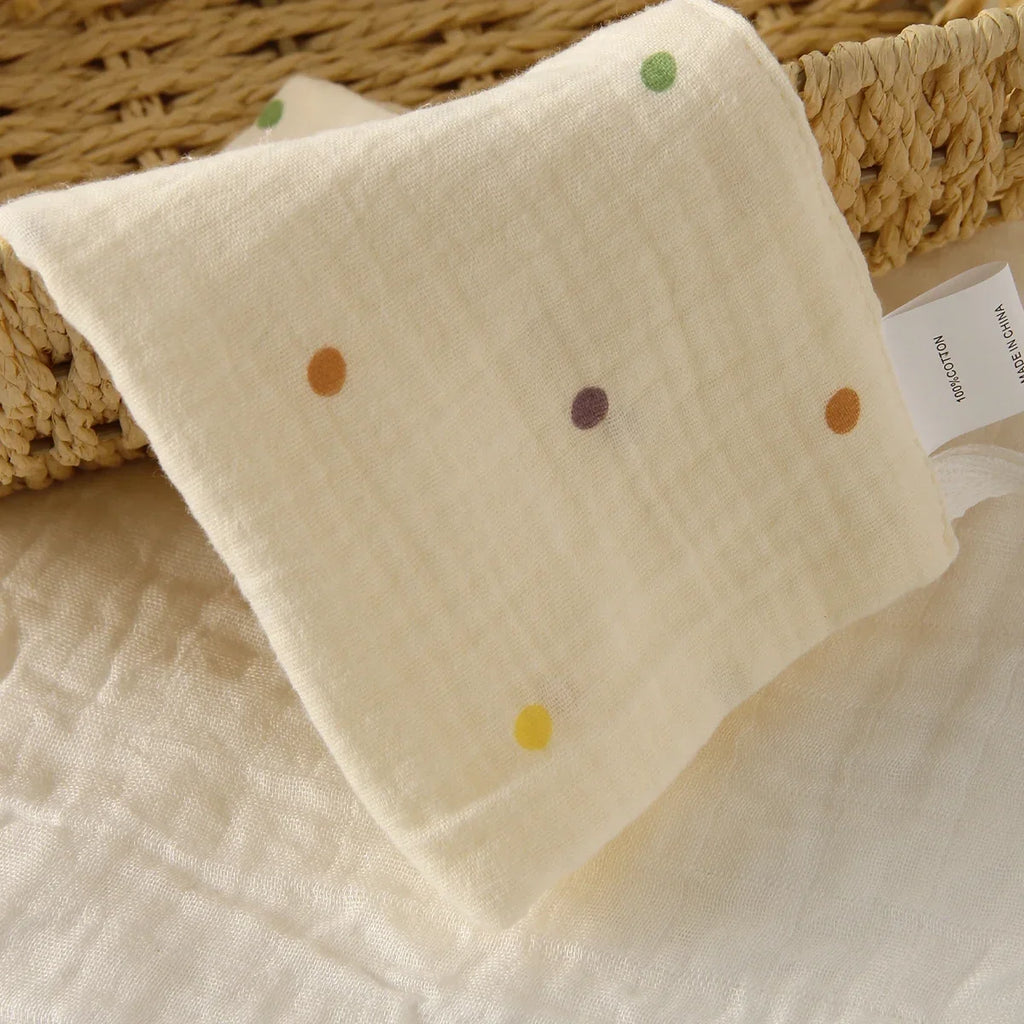 Baby Cotton Washcloth Set (5 Pack)