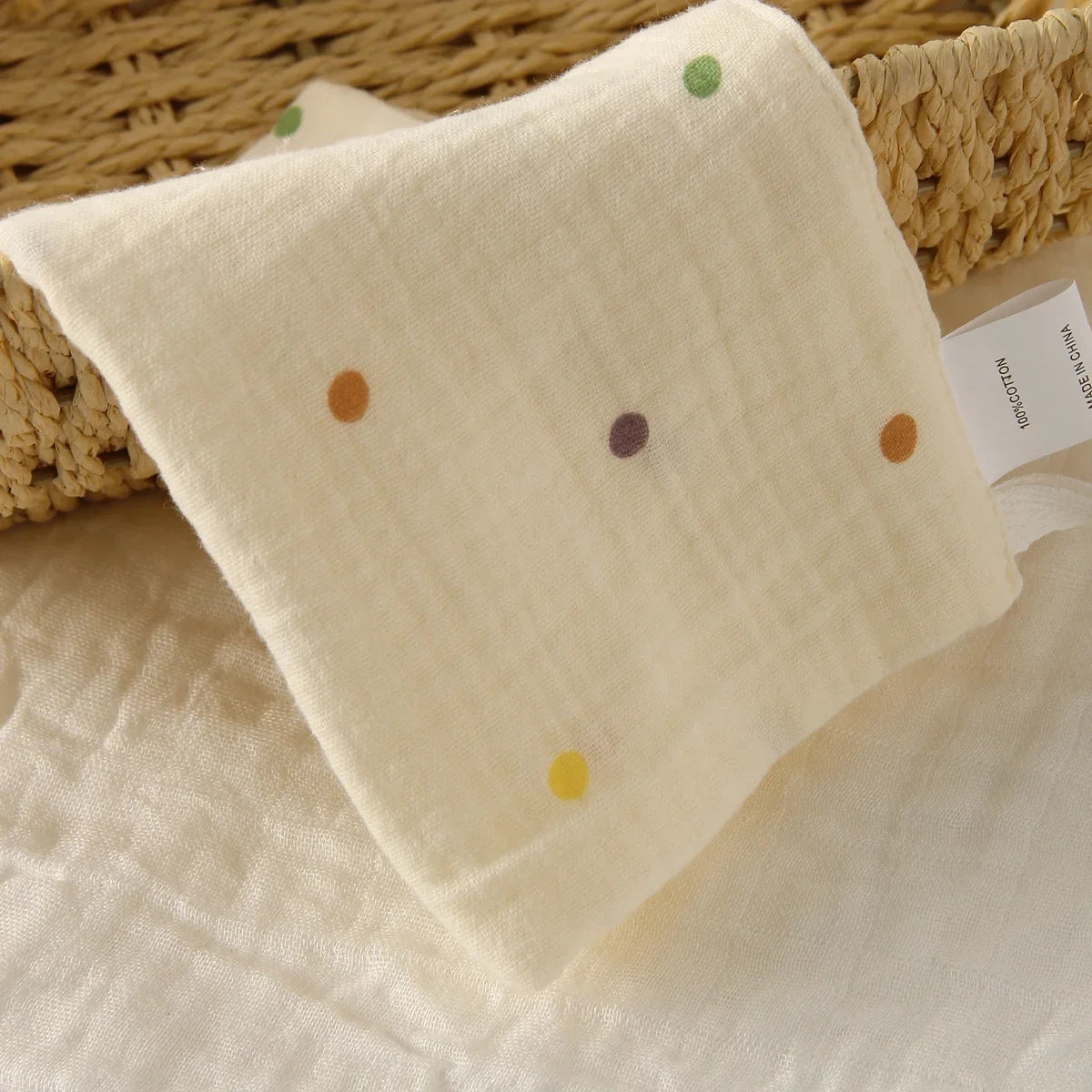 Baby Cotton Washcloth Set (5 Pack)