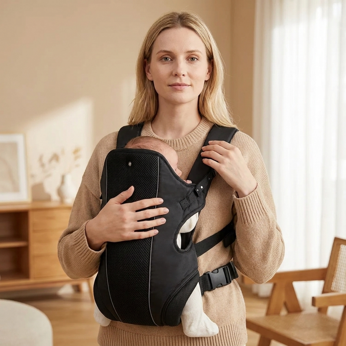 4-in-1 Baby Carrier with Hip Seat
