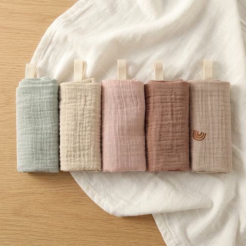 Baby Cotton Washcloth Set (5 Pack)